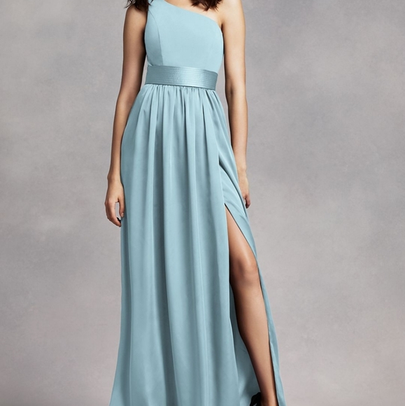 white vera wang bridesmaid